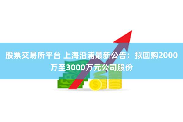 股票交易所平台 上海沿浦最新公告：拟回购2000万至3000万元公司股份