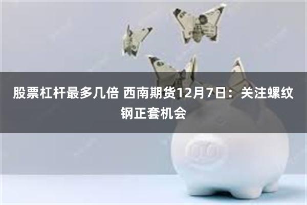 股票杠杆最多几倍 西南期货12月7日：关注螺纹钢正套机会