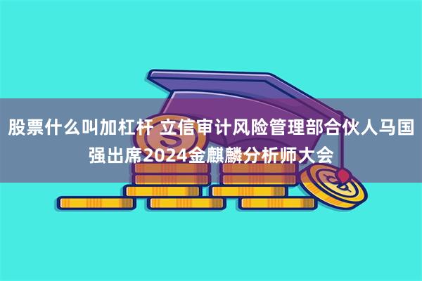 股票什么叫加杠杆 立信审计风险管理部合伙人马国强出席2024金麒麟分析师大会