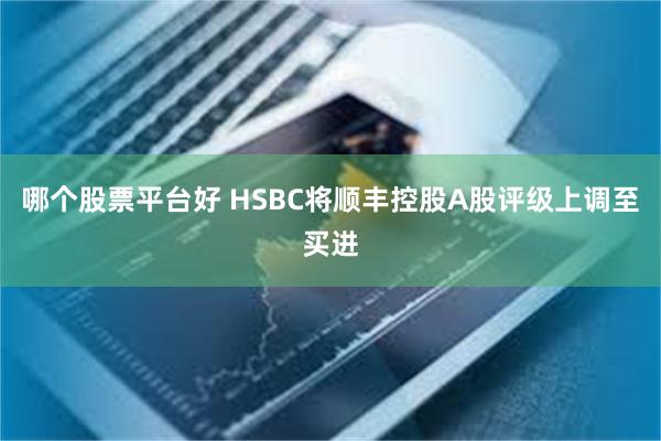 哪个股票平台好 HSBC将顺丰控股A股评级上调至买进